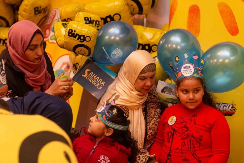 Happy Children with Face Paint at a Cairo Event – 2017