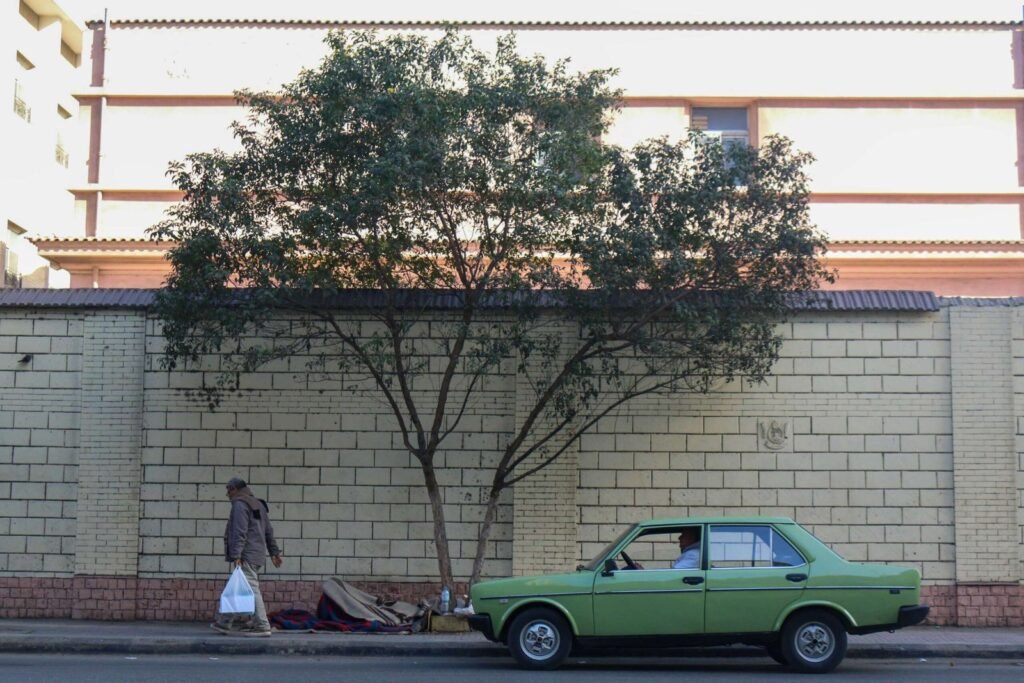 Bus Stop on Magles El Wozara Street, Downtown Cairo 2