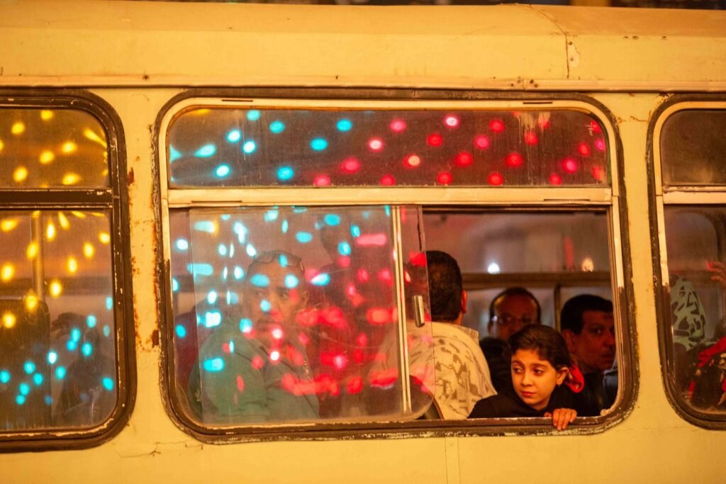 Child Looking Out of Bus Window – Al-Sayyida Zainab Mawlid 2017