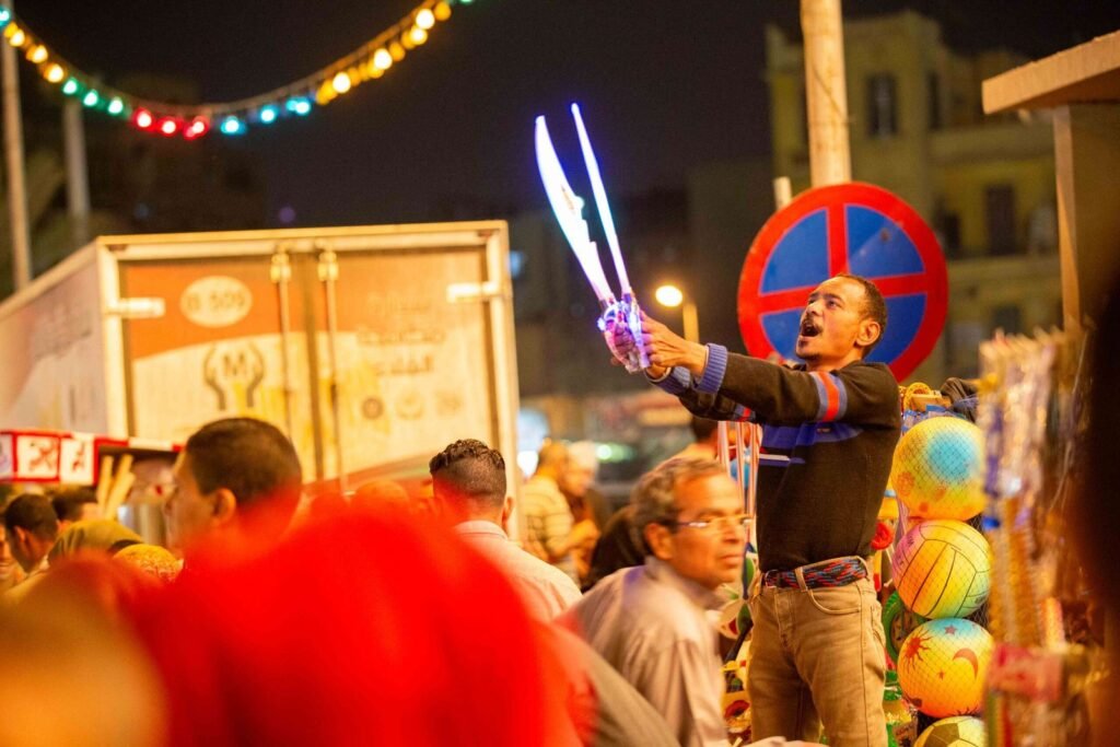 Street Vendors at Al-Sayyida Zainab Mawlid – Cairo