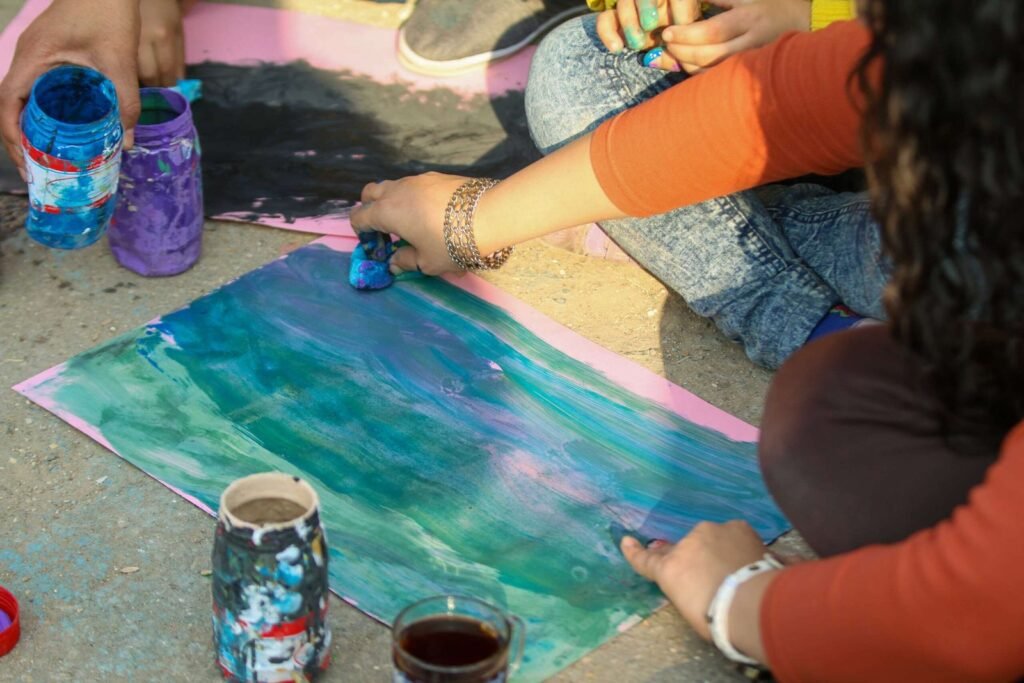Children Coloring Activity at Cairo International Book Fair – 2017