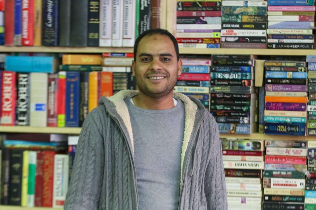 Smiling Young Man at Cairo International Book Fair 2017
