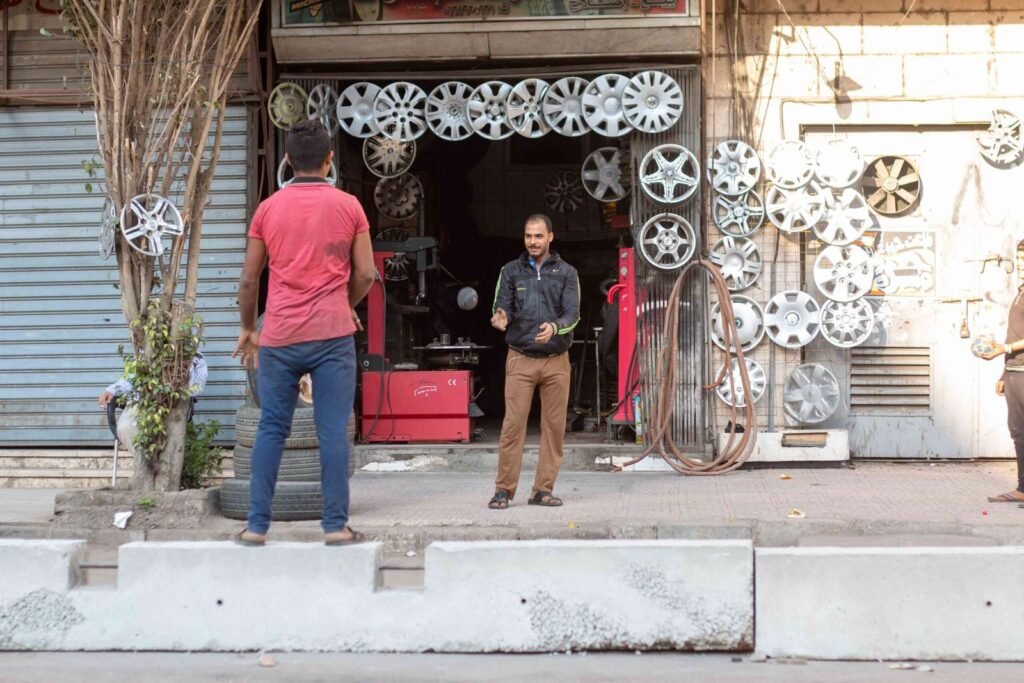 Sudan Street During Metro Construction Closure – Cairo 2017