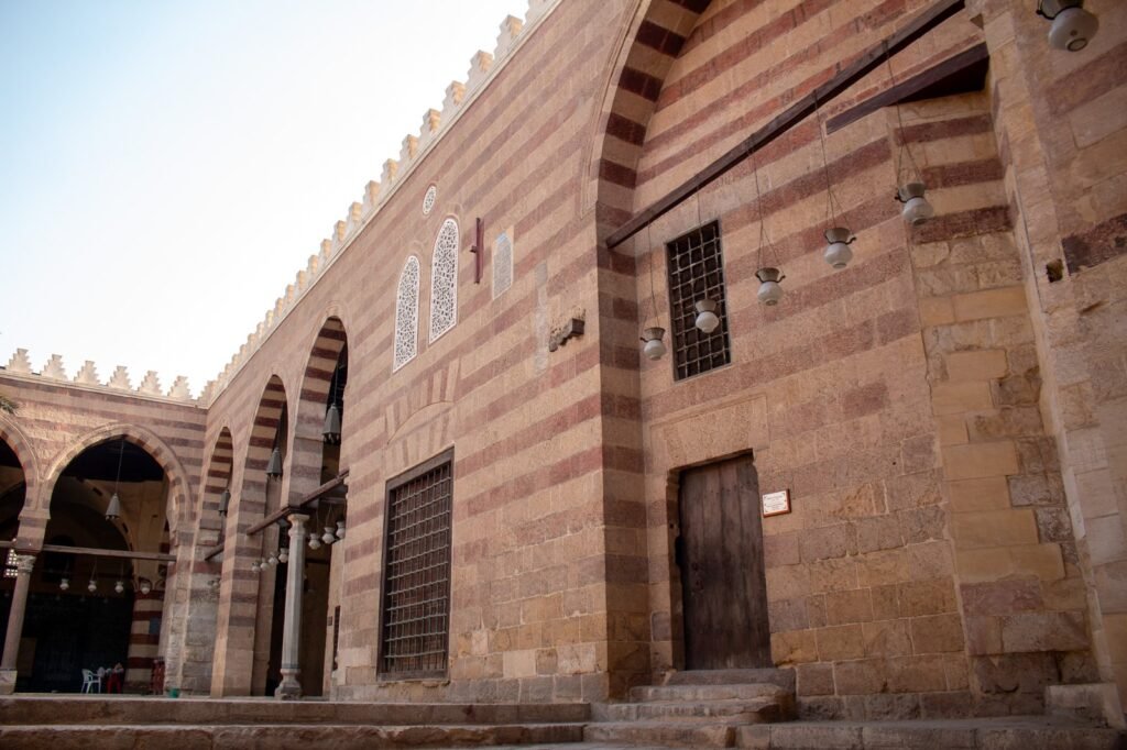 
									Side View of the Blue Mosque (Amir Aqsunqur Mosque) in Cairo