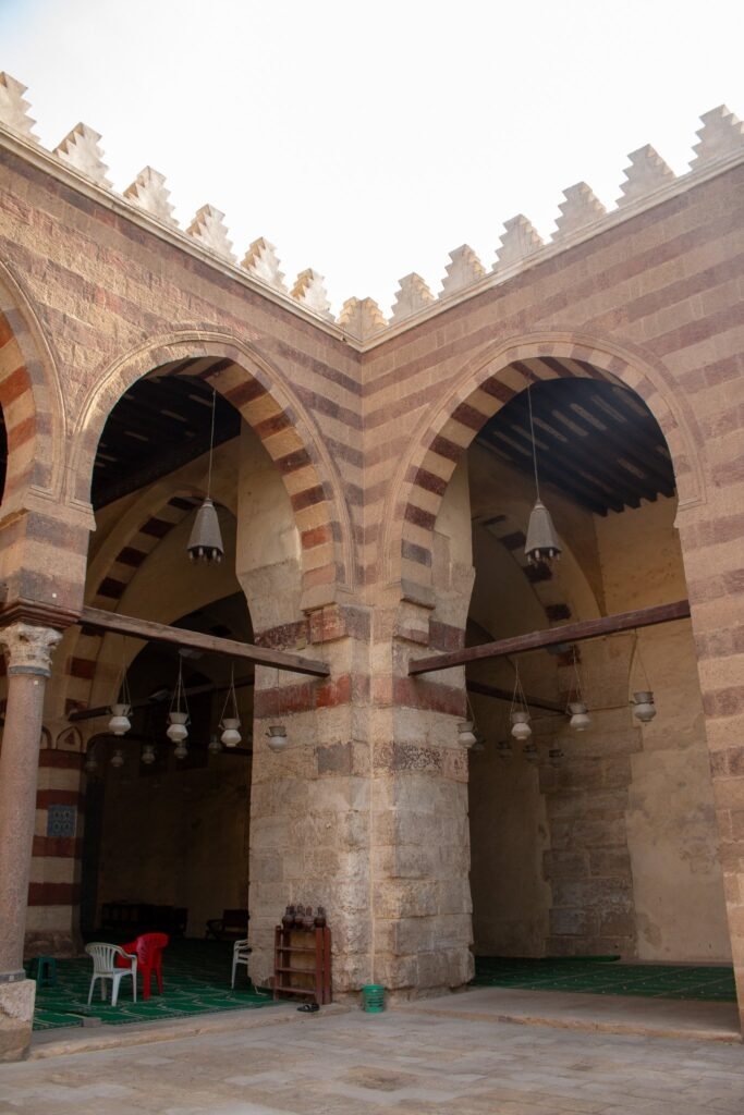 
									Side View of the Blue Mosque (Amir Aqsunqur Mosque) in Cairo