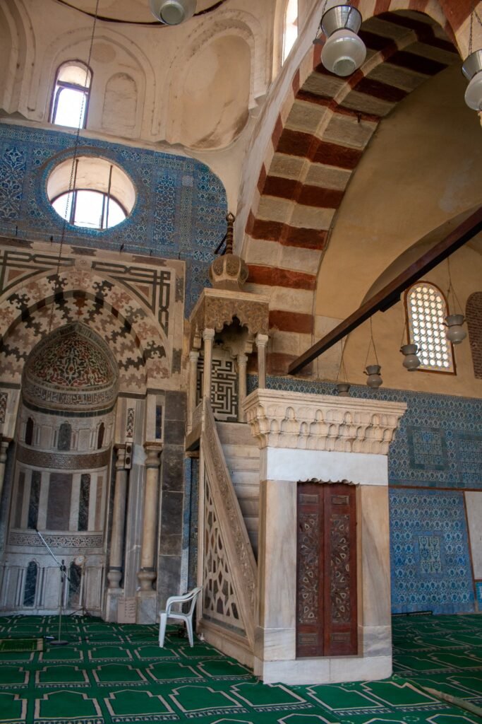 
									Minbar of the Blue Mosque (Amir Aqsunqur Mosque) in Cairo 2