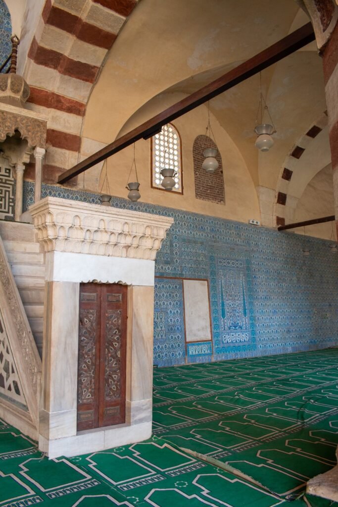 
									Minbar of the Blue Mosque (Amir Aqsunqur Mosque) in Cairo