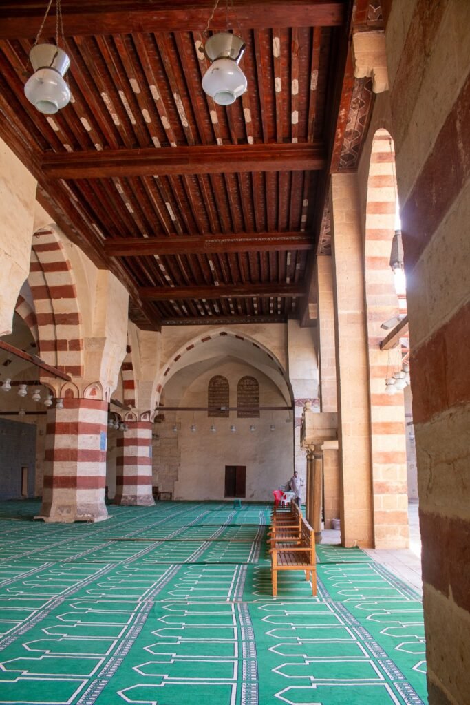
									Side View of the Blue Mosque (Amir Aqsunqur Mosque) in Cairo