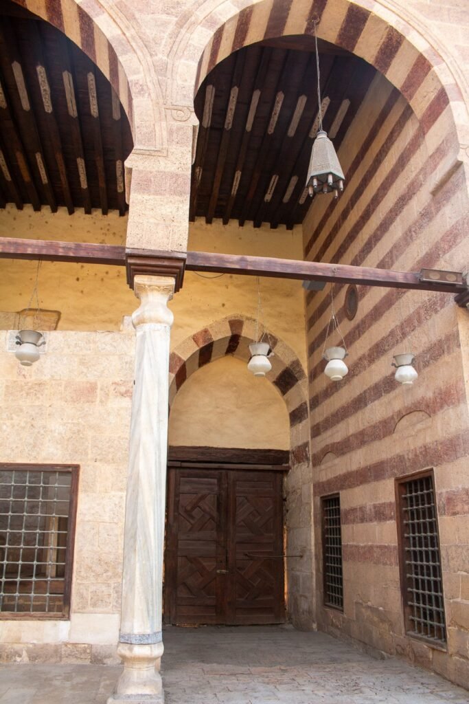 
									Side View of the Blue Mosque (Amir Aqsunqur Mosque) in Cairo