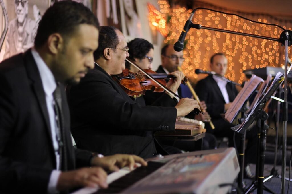 
									Live Musical Band Performing in a Ramadan Tent – Cairo, Egypt