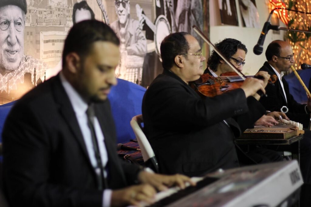 Live Musical Band Performing in a Ramadan Tent – Cairo, Egypt