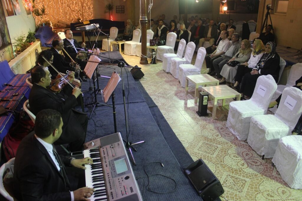 Live Musical Band Performing in a Ramadan Tent – Cairo, Egypt