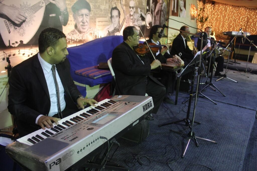 Live Musical Band Performing in a Ramadan Tent – Cairo, Egypt