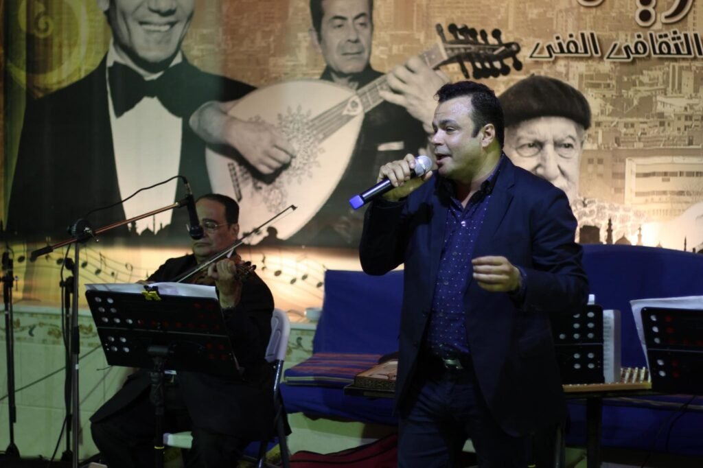 Singer Performing Live in a Ramadan Tent – Cultural Night in Cairo