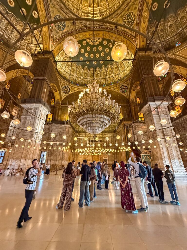 Inside the Magnificent Prayer Hall of Muhammad Ali Mosque 3